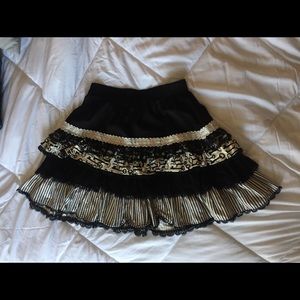 Steampunk goth Lolita skirt